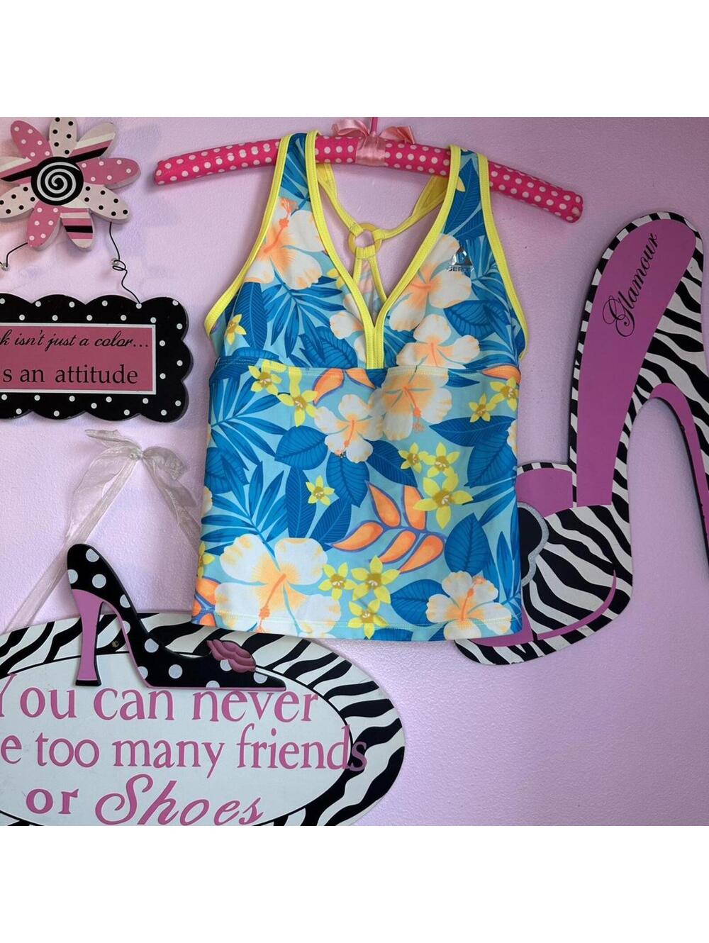 h2o inspired tropical tank cami